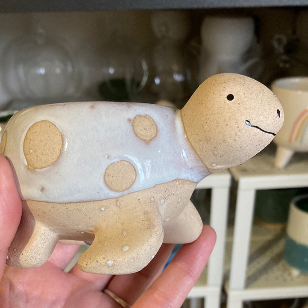 Small Turtle - imperfect with Little Blooms