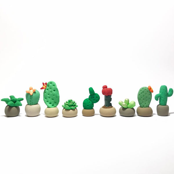 Tiny Plant polymer clay kit