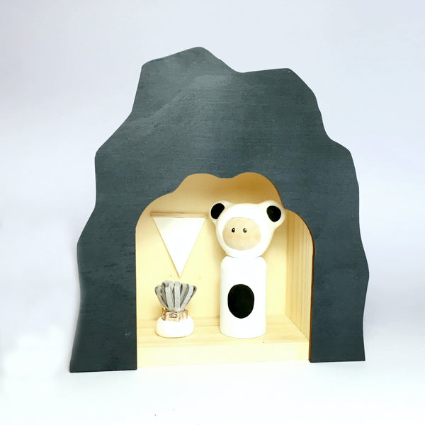 Bear Peg Doll (with house add on option)