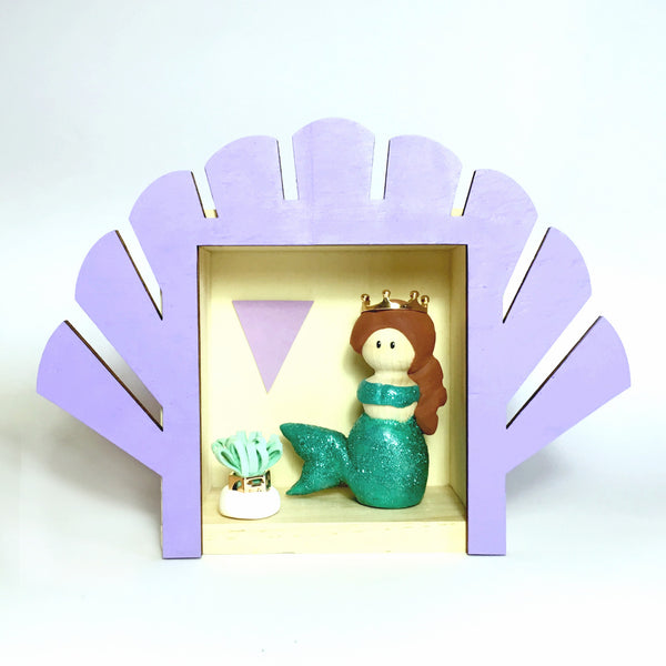 Mermaid Peg Doll (with house add on option)