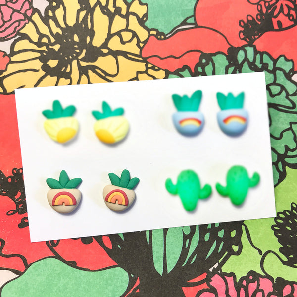 Mini Plant Earrings