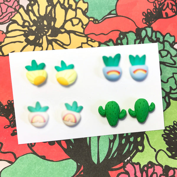 Mini Plant Earrings
