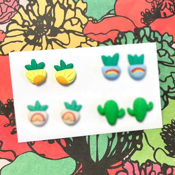 Mini Plant Earrings