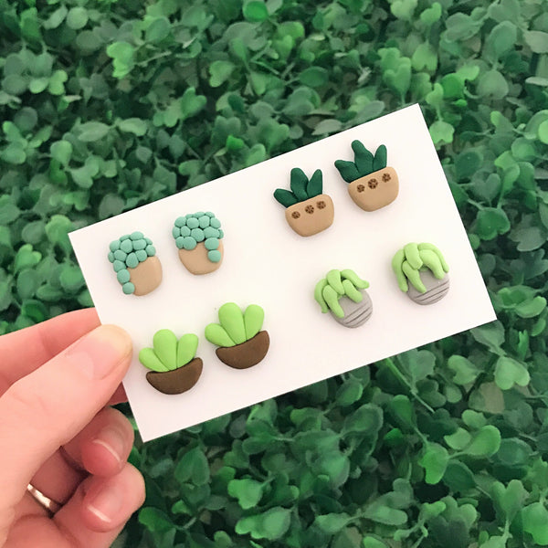 Mini Plant Earrings