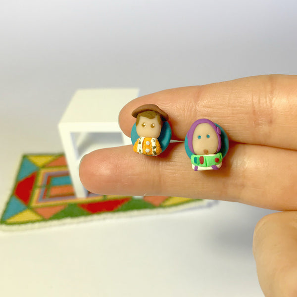 Clay Character Earrings