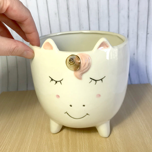 Large Unicorn Planter