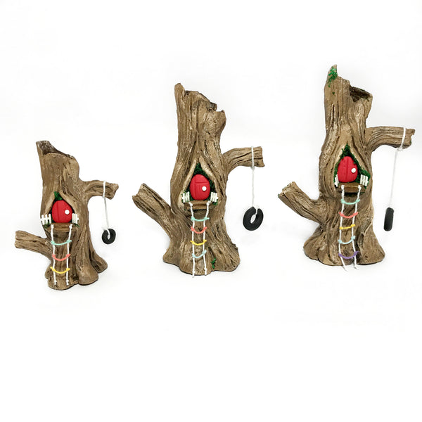 Curvy Clay Tree House 13cm