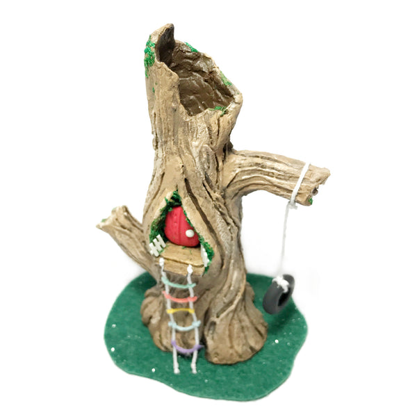 Curvy Clay Tree House 13cm