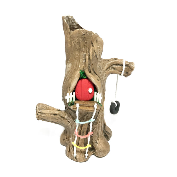 Curvy Clay Tree House 9cm