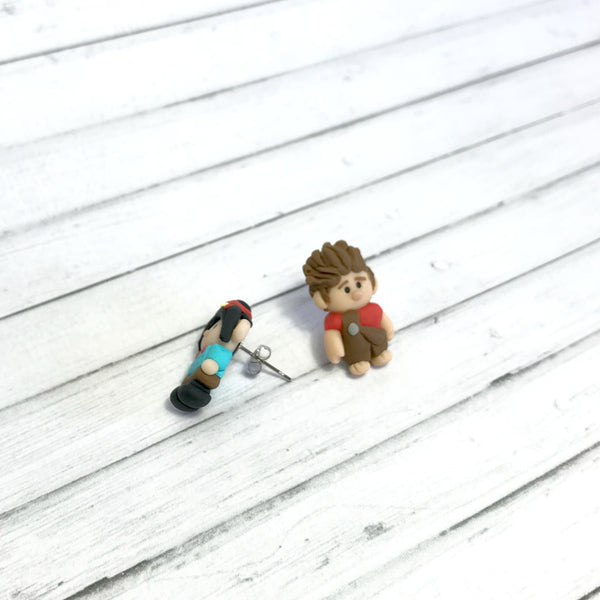 Clay Character Earrings