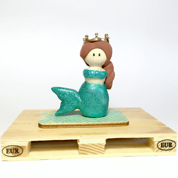 Mermaid Peg Doll (with house add on option)
