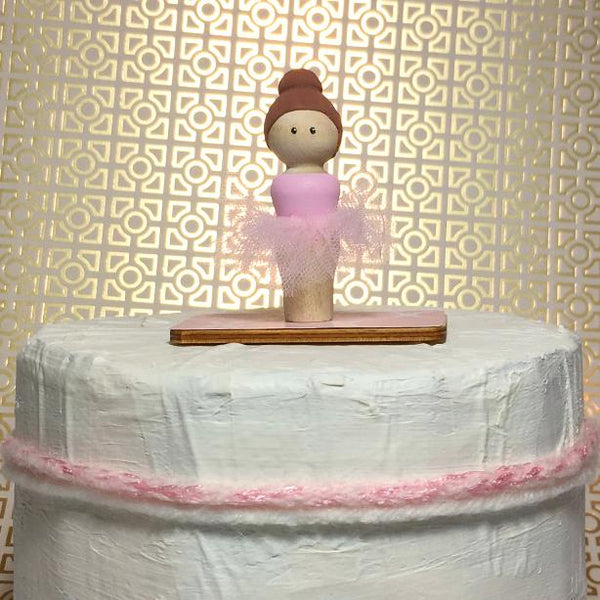 Ballerina Peg Doll (with house add on option)