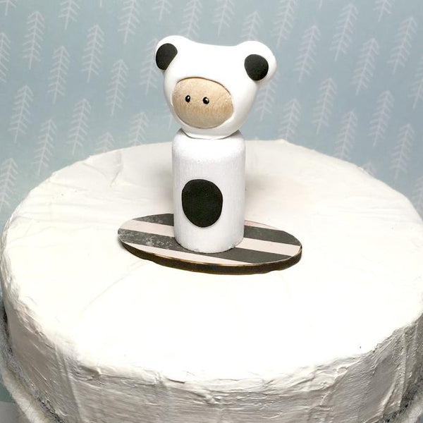 Bear Peg Doll (with house add on option)