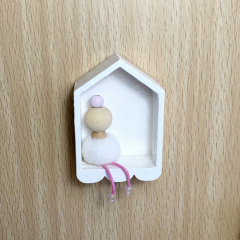 Miniature Doll and Shadowbox Shelf