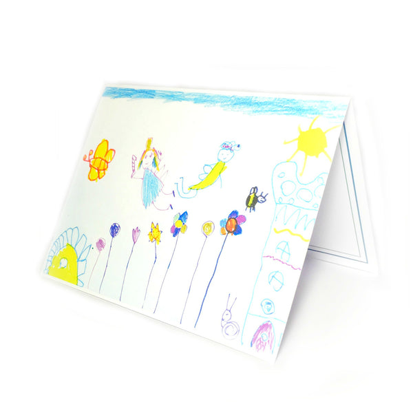 Fairy Gift Card  - drawn by 6 year old Elena