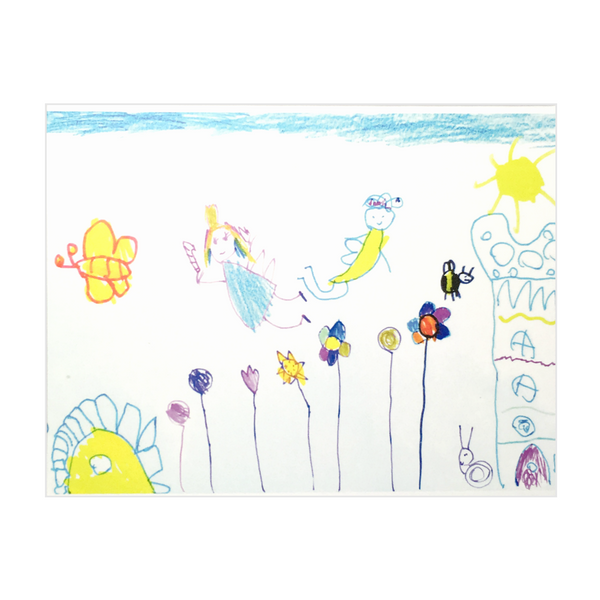Fairy Gift Card  - drawn by 6 year old Elena