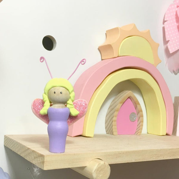 Fairy Peg Doll (with house add on option)