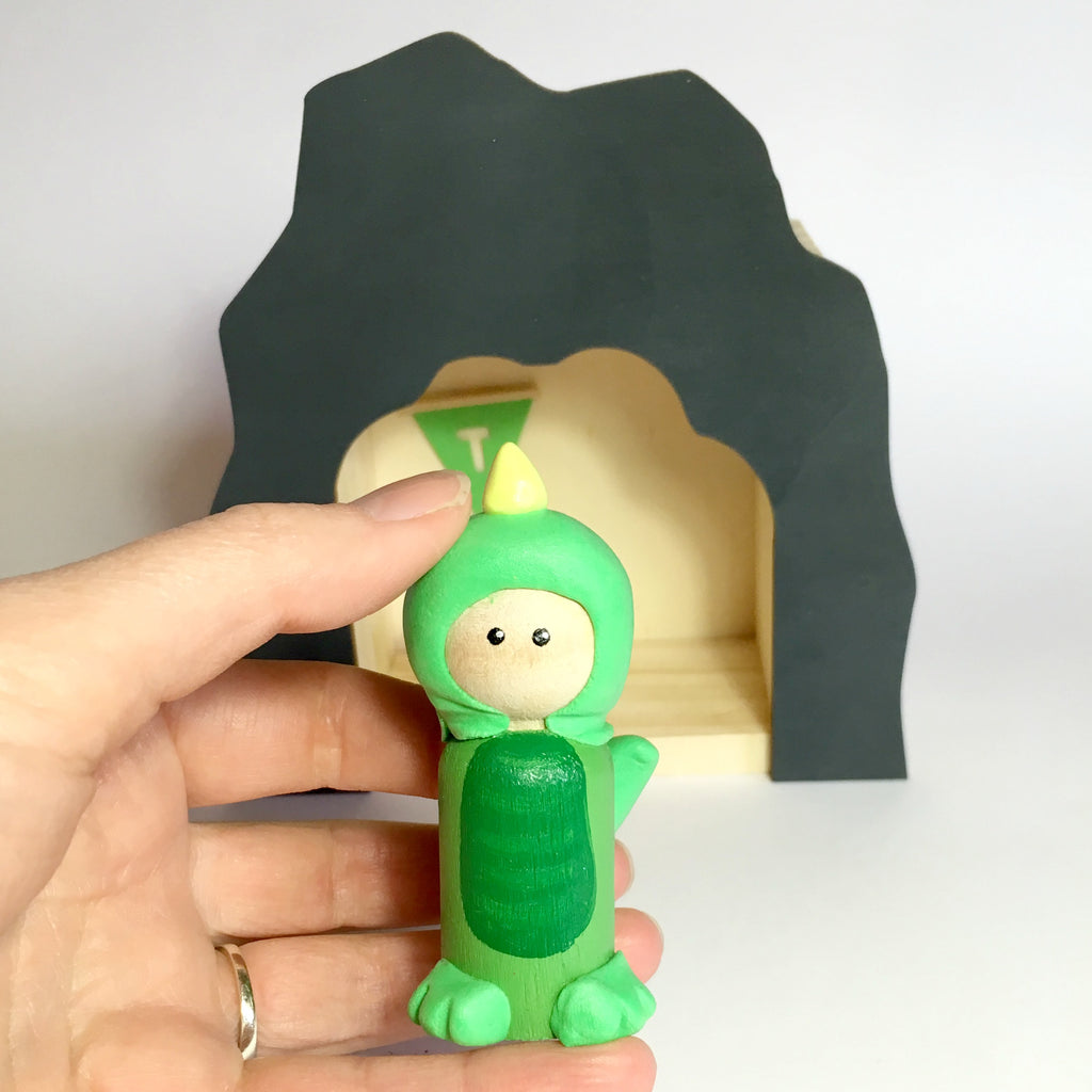 Dino Peg Doll (with house add on option)
