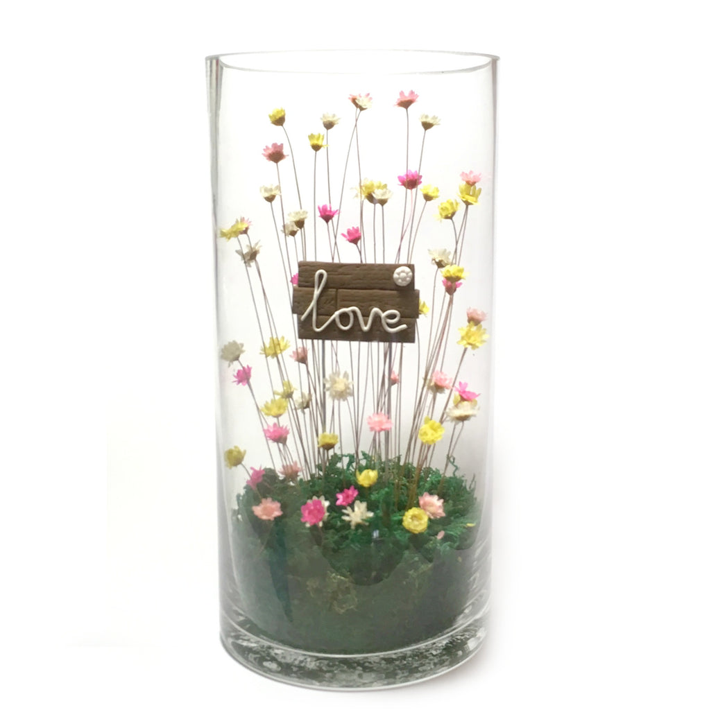 Tall Cylinder with Sign