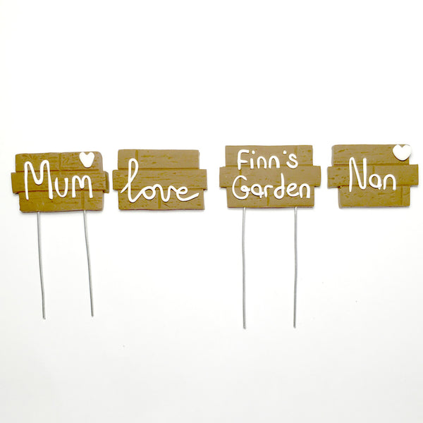 Custom Garden Fairy Garden Terrarium Sign