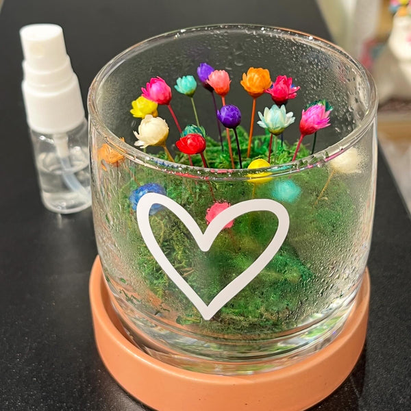 Mothers Day Glass with coaster