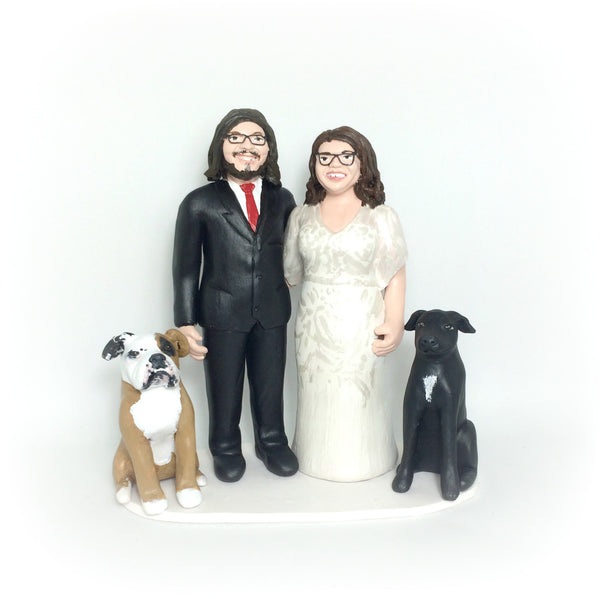 realistic custom birthday cake topper polymer clay handmade figurine keepsake wedding pets family