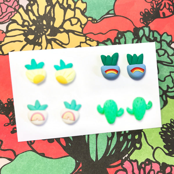 Mini Plant Earrings