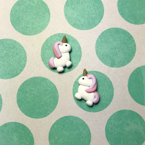Puffy Unicorn Earrings