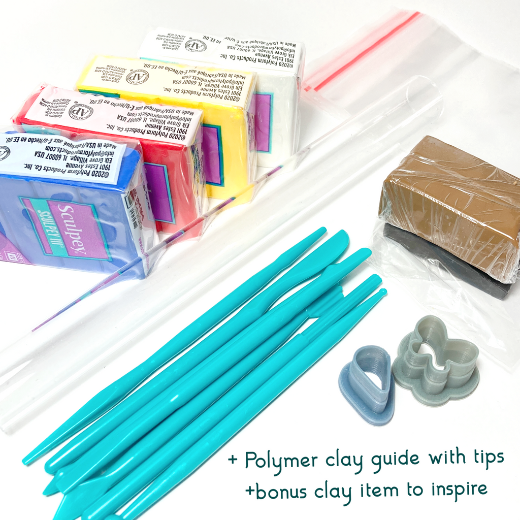 Primary Colours polymer clay kit