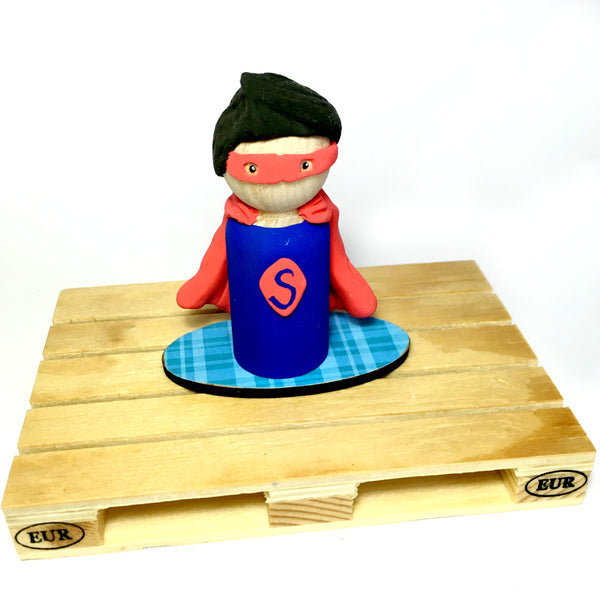 Superhero Peg Doll (with house add on option)