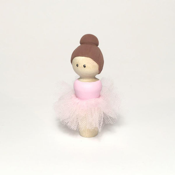 Ballerina Peg Doll (with house add on option)