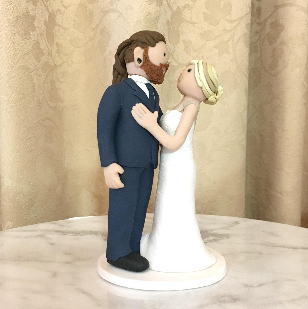 Cartoon Custom Wedding Cake Topper