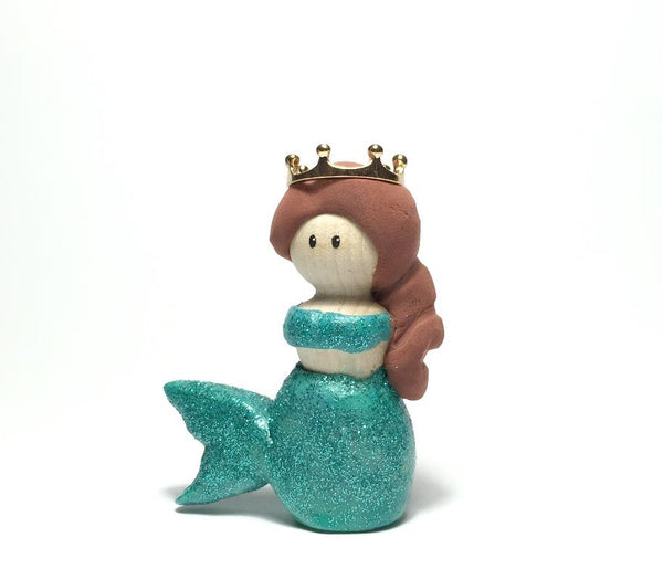 Mermaid Peg Doll (with house add on option)